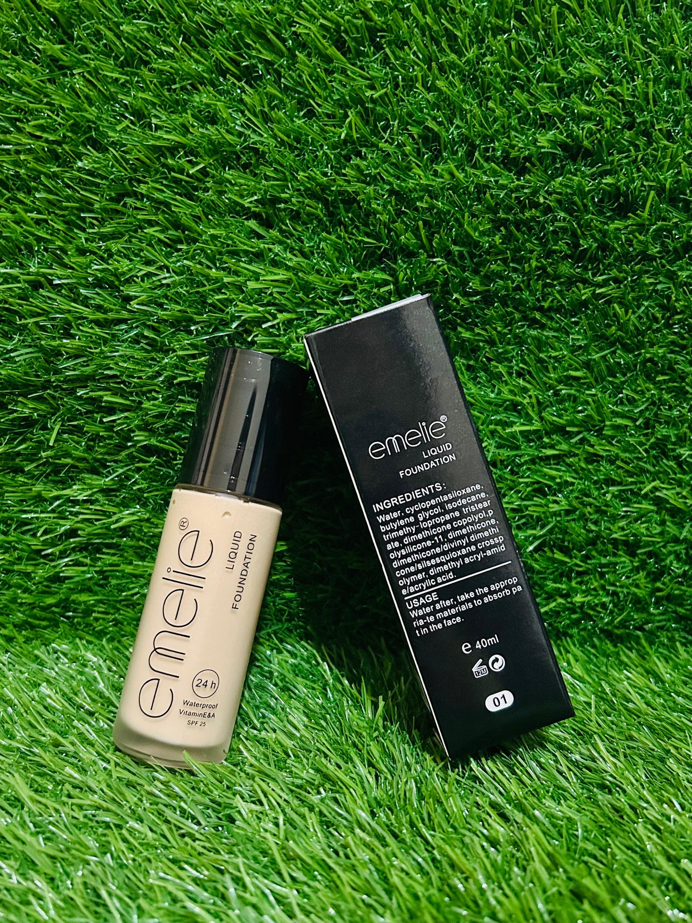 Emelie Waterproof And Long Lasting Liquid Foundation