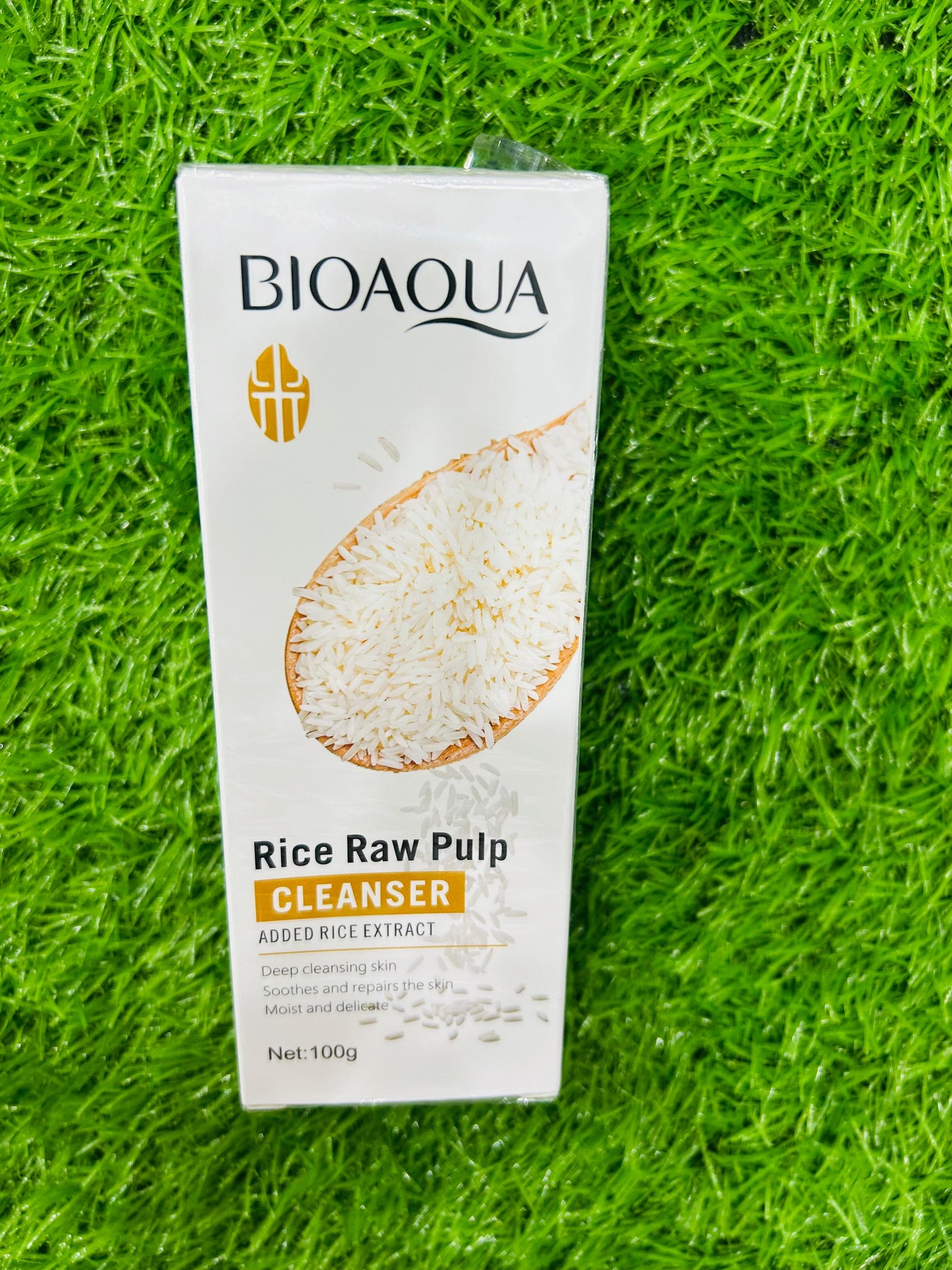 Bioaqua Rice Raw Pulp Skin Whitening Product – Facial Cleanser