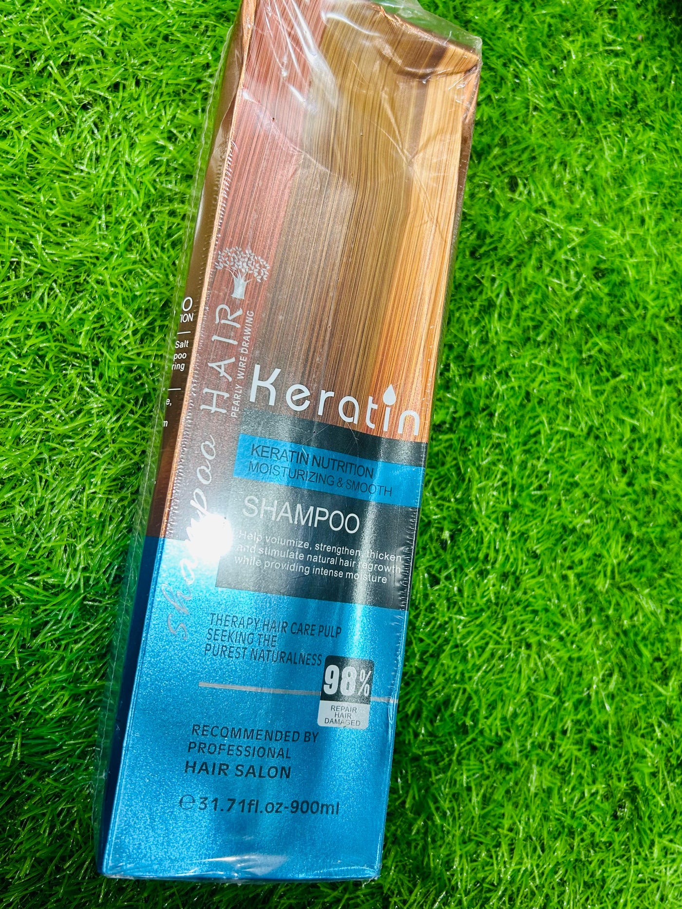 KERATIN CREAMY MOISTURIZING & SMOOTH SHAMPOO 900ML